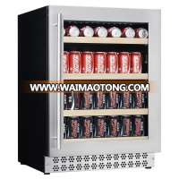 150 Cans single zone compressor cooling built-in beverage cooler/cellar